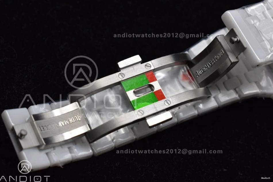 26579cb on Perpetual Ceramic Calendar White Bracelet APSF Best A5134 Ceramic Oak Royal Edition 0514